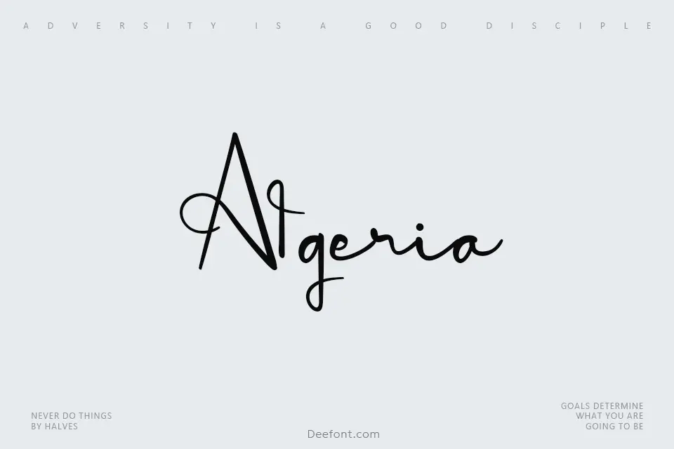 Algeria Font