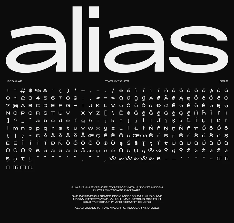 alias font download