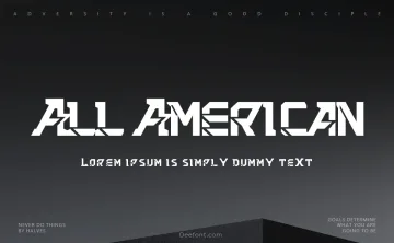 All American Font