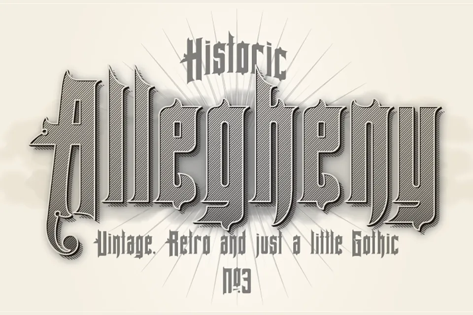 Allegheny PA Font