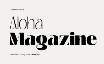 Aloha Magazine Font Family