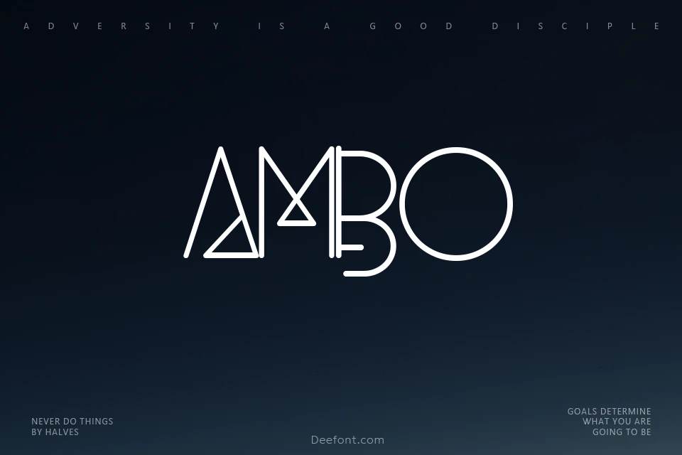 Ambo Font