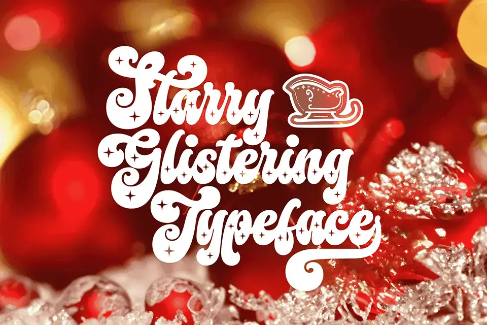 American Christmas Font