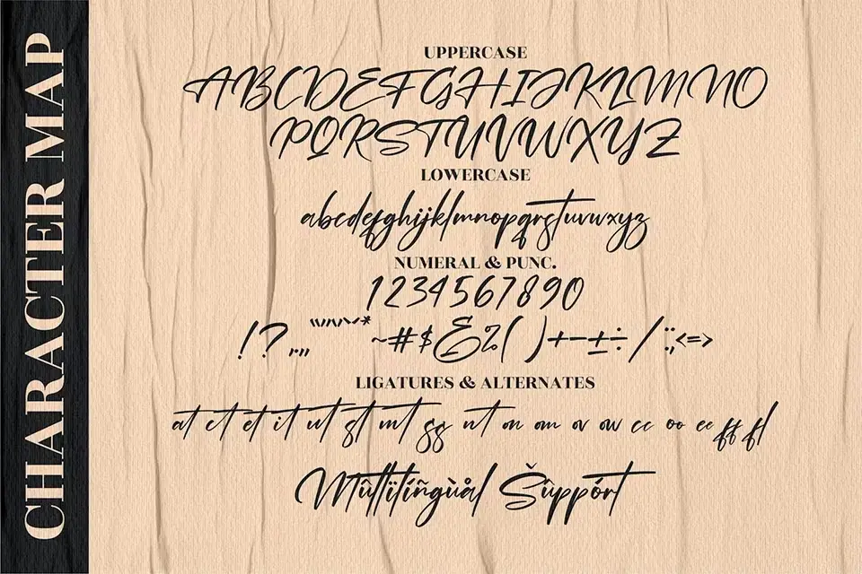 Andalusia Signature Font