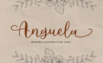 Anguela Script Font