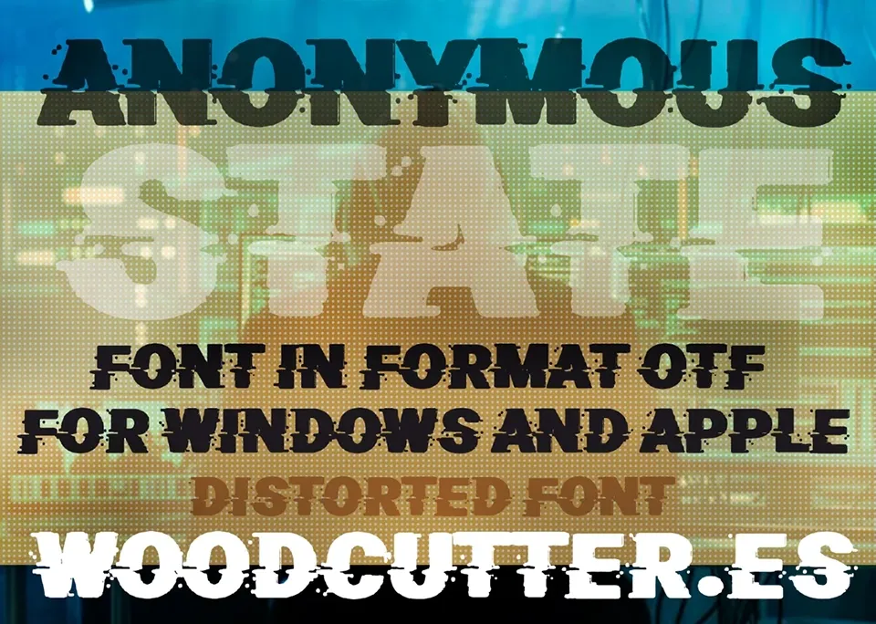 Anonymous State Font