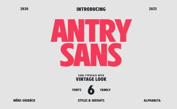 Antry Sans Font