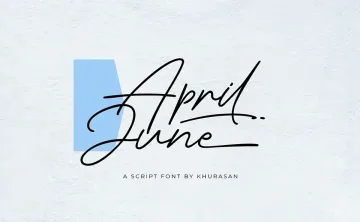 April June Font