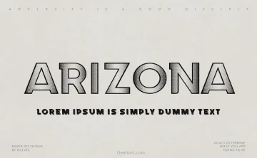 Arizona Font