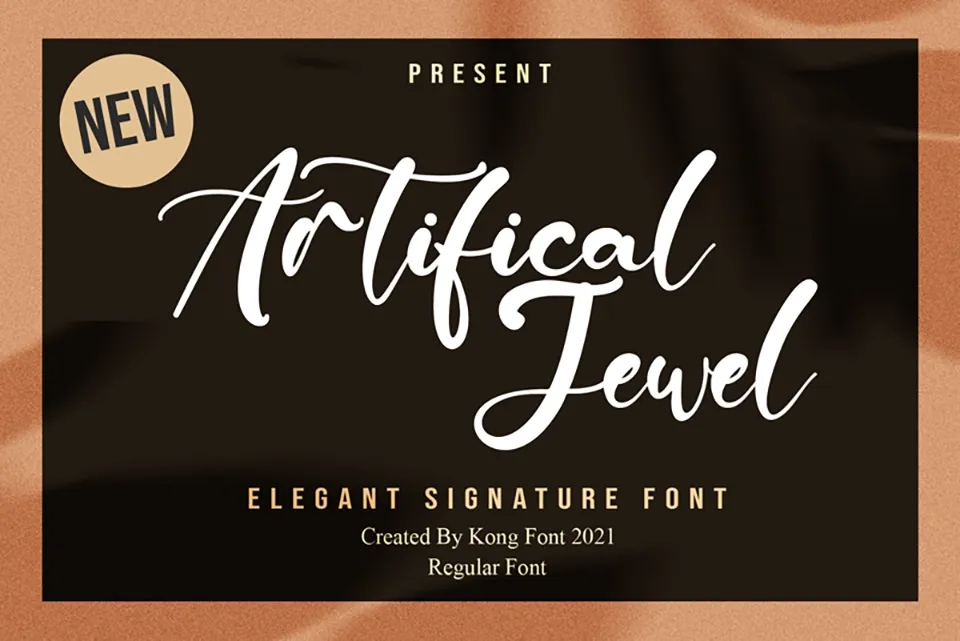 Artificial Jewel Font