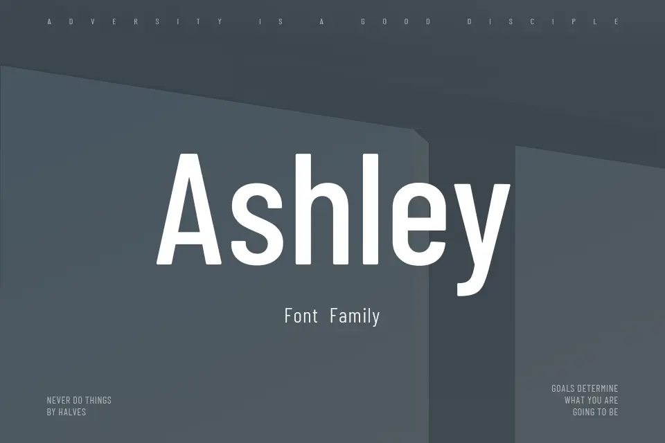 Ashley Font Family