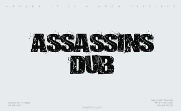 Assassins Dub Font