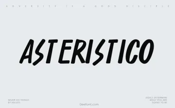 Asteristico Font