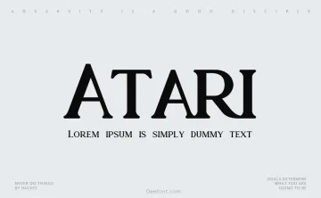 Atari Font