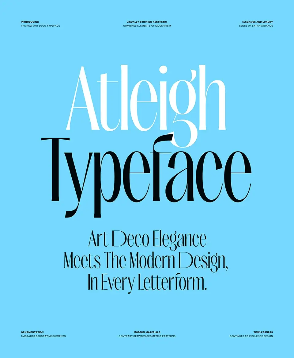 Atleigh typeface download