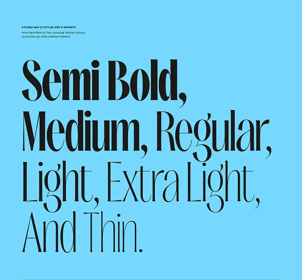 Atleigh Font Family