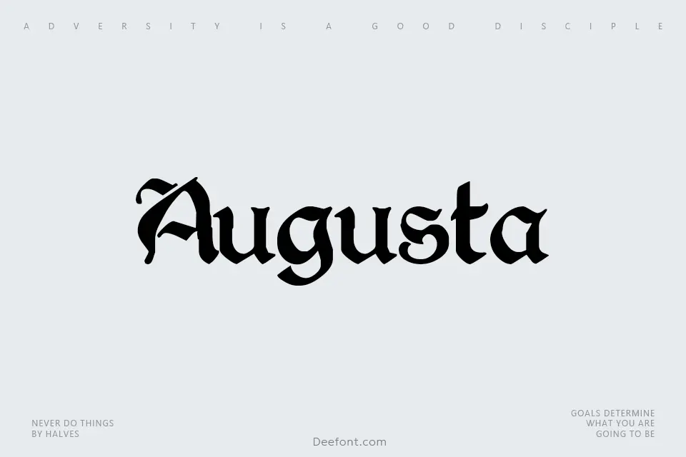 Augusta Font