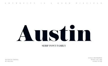 Austin Font Family