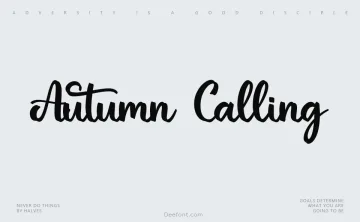 Autumn Calling Font