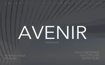 Avenir Font Family