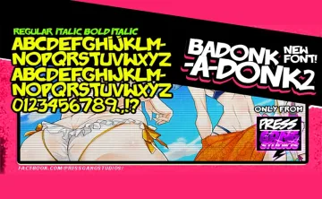 Badonk-A-Donk2 Font