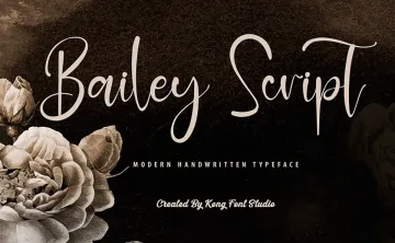 Bailey Script Font