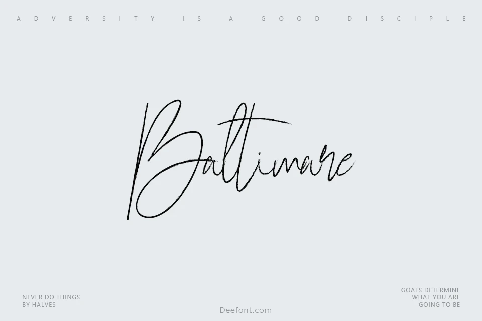 Baltimare Font