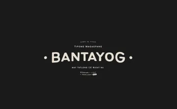 Bantayog Font Family