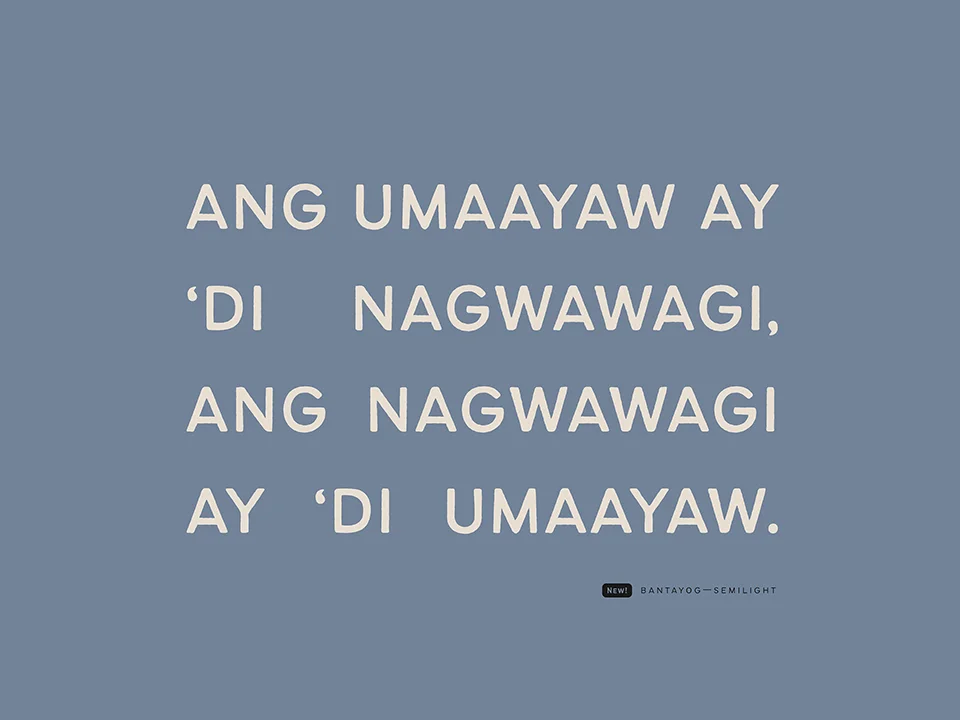 Bantayog font download