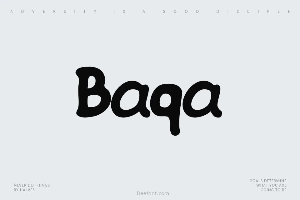 Baqa Font