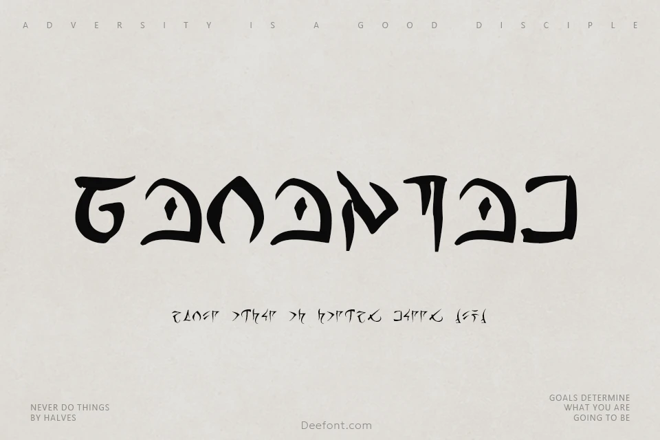 Barazhad Font