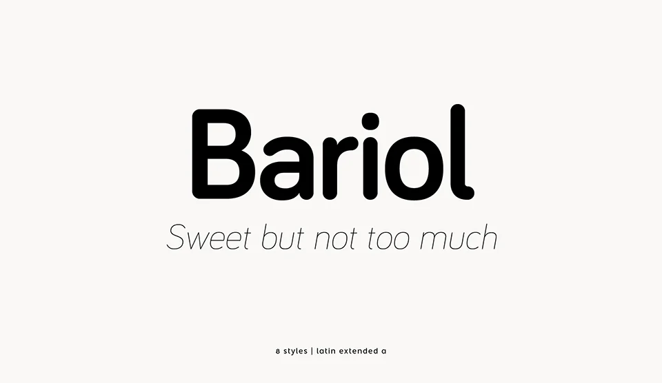 bariol font download