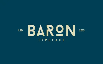 Baron Font Family