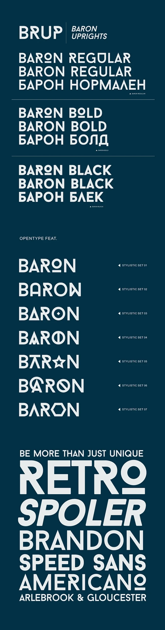 baron typeface download
