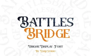 Battlesbridge Font