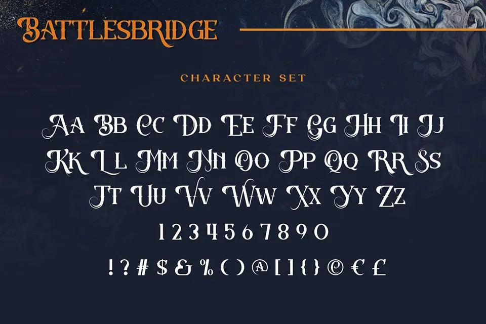 Battlesbridge Font