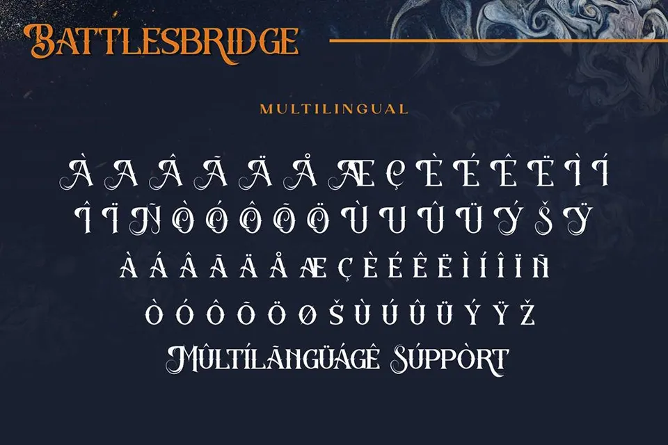 Battlesbridge Font