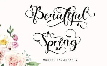 Beautiful Spring Font