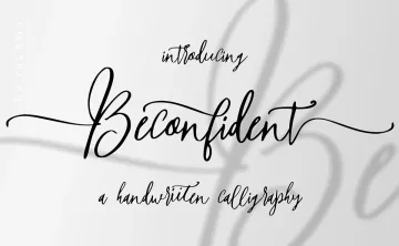 Beconfident Font