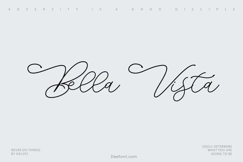Bella Vista Font