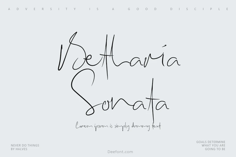 Betharia Sonata Font