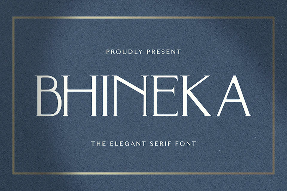 BHINNEKA Elegant Serif Font