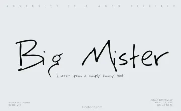 Big Mister C Font