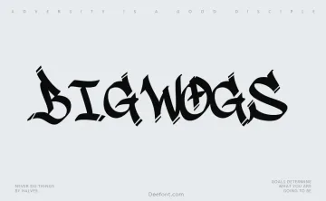 Bigwogs GT Font