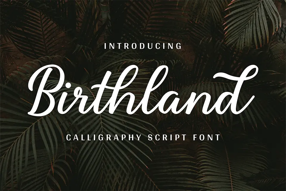 Birthland Font