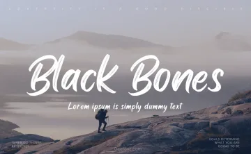 Black Bones Font