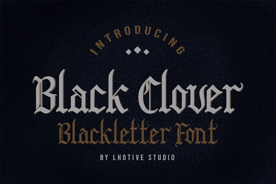 Black Clover Font