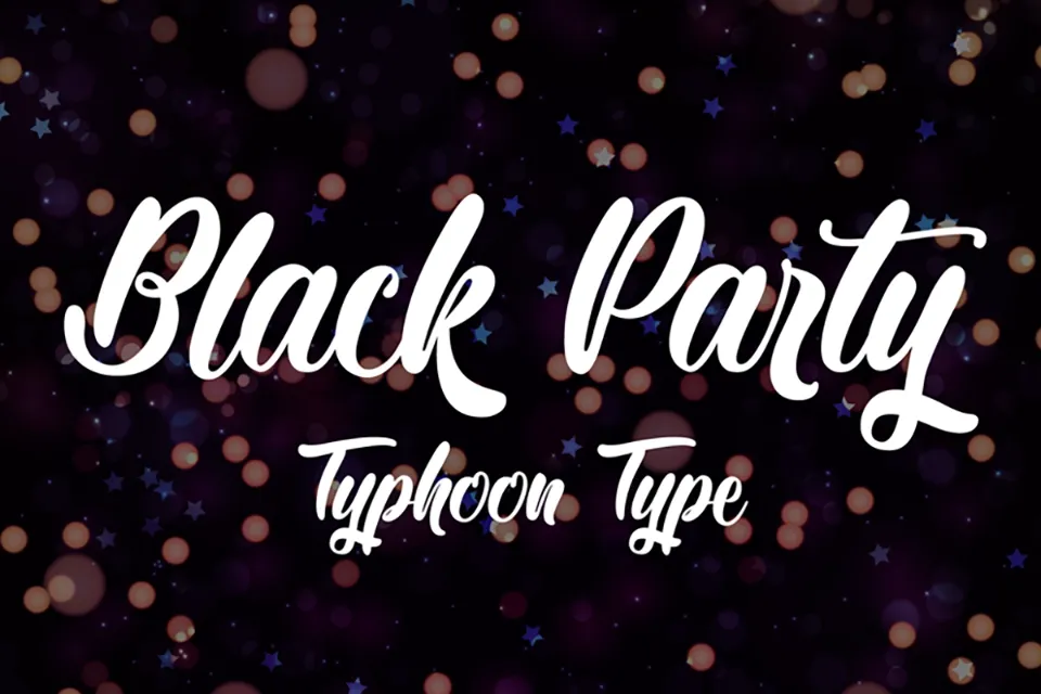 Black Party Font