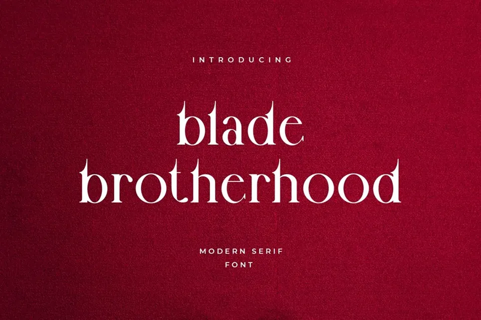 Blade Brotherhood Font