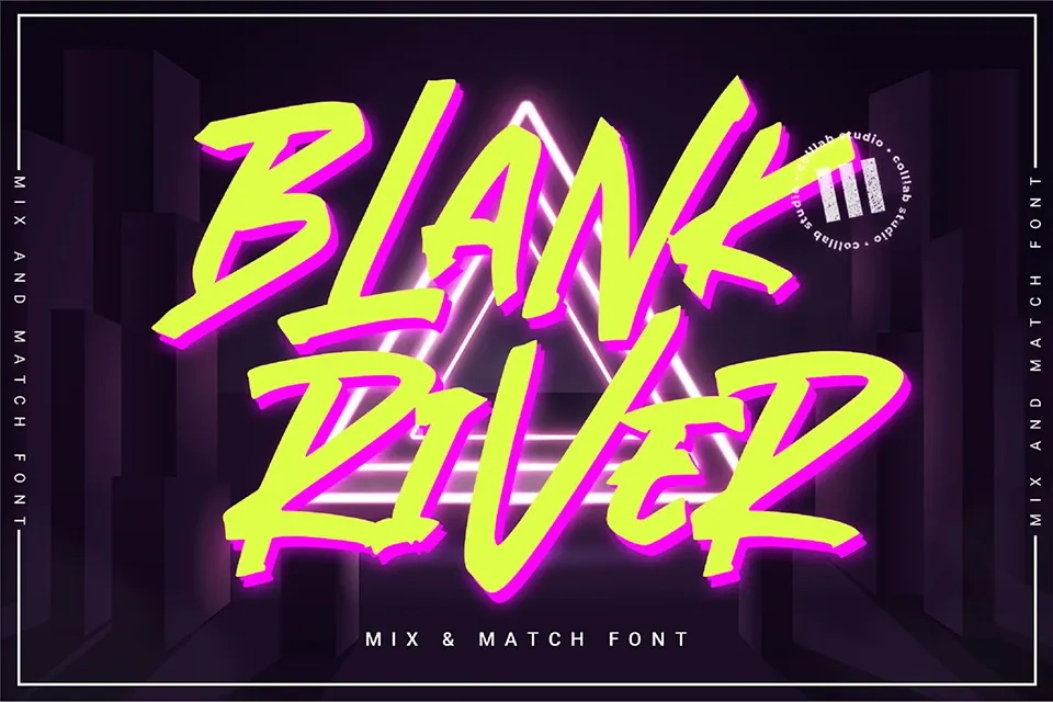 Blank River Font